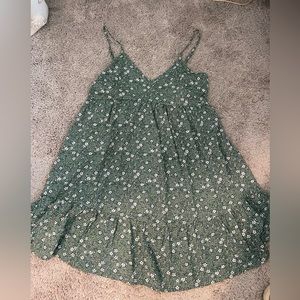 Green Floral Dress